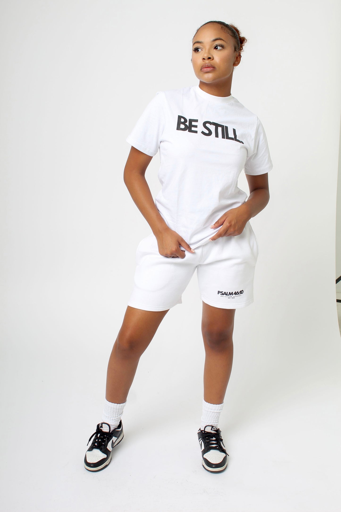 BE STILL T-SHIRT WHITE