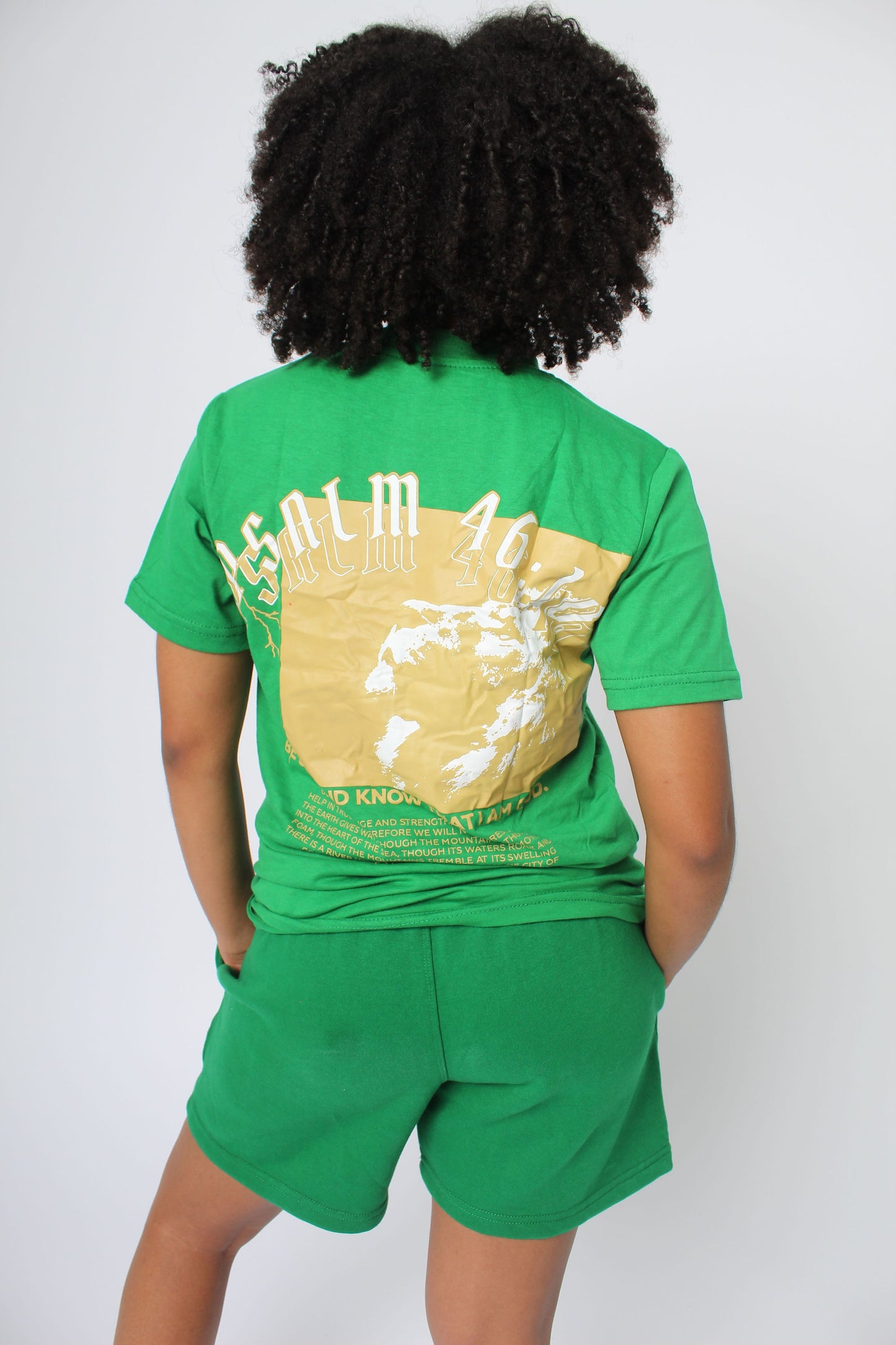 BE STILL T-SHIRT GREEN