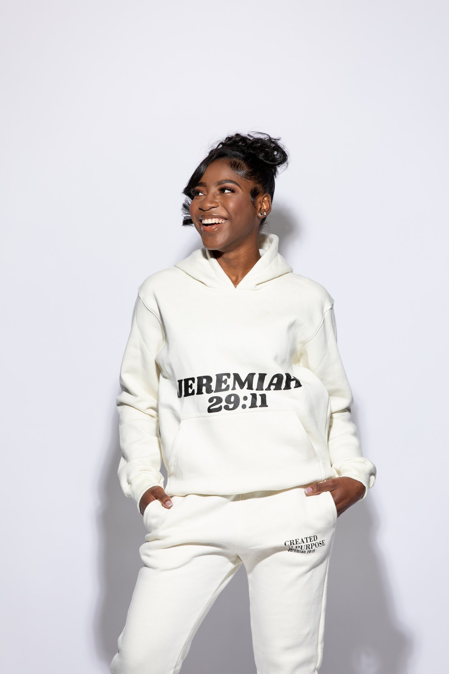 CREATED WITH A PURPOSE SWEATPANTS CREAM