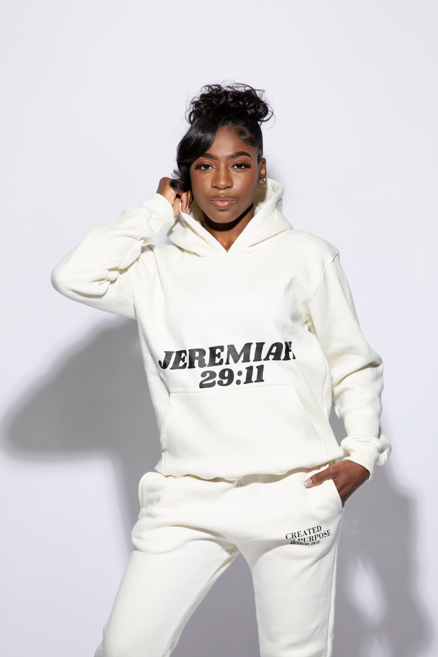 CREATED WITH A PURPOSE SWEATPANTS CREAM